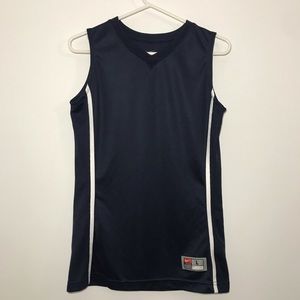 Nike Dri Fit Women's navy blue basketball Jersey